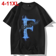 ASFLY 11XL Plus Size Men's T-shirts Summer Loose Short Sleeve Crew Neck Tee Tops Suede Tshirts Man B