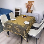 [COD]Loyal Bosque Dining Tablecloth 4-10 Chairs Fabric Material Dining Tablecloth Waterproof Vinyl M