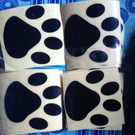 Dog footprint stickers, cool car stickers