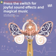 AELEGANT Fairy Wand, Changing Device With Music Magic Wand Toy, Princess Toy Snowflake Light Shine G