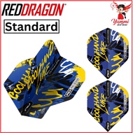 Red Dragon Dart Flight Luke Humphries Graffiti Blue Hardcore Standard