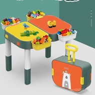 2-in-1 Large and Small Suitcase Storage Compatible with Lego Blocks Multi-Functional Building Block 