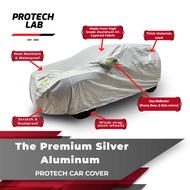 Subaru XV Protech Lab - Premium 3-Layered All Weather SILVER Aluminum Car Cover