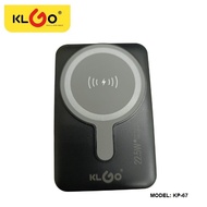 SGP KLGO KP67 Power Bank Wireless Charging 10000mAh PD 22.5W QC3.0 Fast Charging LED Lighting LCD Di