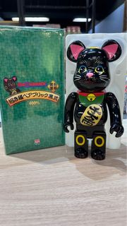 Be@rbrick 400% 招財貓 黑色