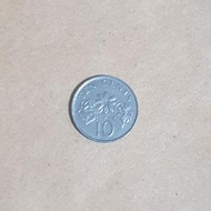 Koleksi uang koin 10 cent - Singapura; Tahun edaran 1985, 1986, 1989