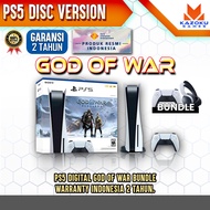 Sony PlayStation 5 PS5 Disc Edition Console God of War Ragnarok Game Bundle Garansi Resmi Sony Indonesia