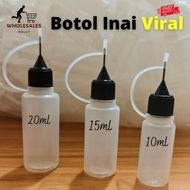 10ml Botol Inai Viral Botol Kosong Empty Bottle 15ml Bottle Henna V@pe Ejuice Refill Bottle