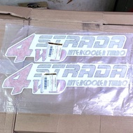 sticker stiker strada 4WD intercooler turbo L200 [PAJ]