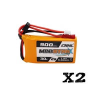 CNHL MiniStar Lipo Battery 2S 900mAh 7.4V 30 With XT30 For Mini Quad FPV Drone Quadcopter Helicopter