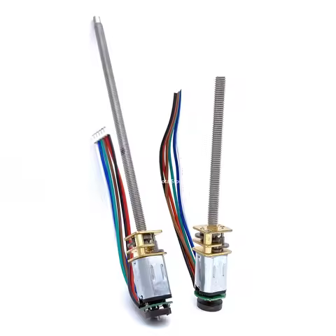 N20 DC Gear Motor Thred Screw shaft 3V6V12V DIY Model Magnetic 7PPR Encoder Smart Robot motor