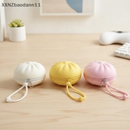 XNZ Silicone Steamed Bun Coin Purse Creative Simulated Xiaolongbao Pouch 1PC Portable for Student Ea