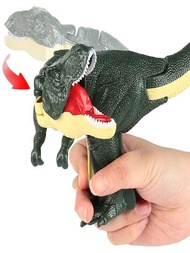 一個兒童壓壓恐龍搖擺&amp;啃金剛&amp;龍吼著玩的戲弄減壓玩具禮物