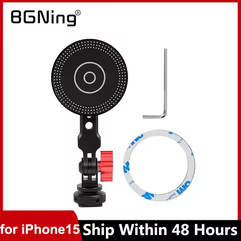 1/4 Mount Magnetic Base Mobile Phone Holder Magnet Tripod Adapter for DJI OM7 7P OM6 OM5 Stabilizer 