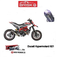 หัวเทียน 4 เขี้ยว  BRISK PREMIUM LGS สำหรับรถ  Ducati Hypermotard 821