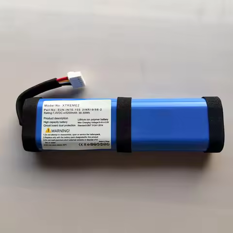 5200mAh Lithium Battery for JBL Xtreme 2 Xtreme 3 SUN-INTE-103 2INR19/66-2 GSP-2S2P-XT3A Bluetooth W