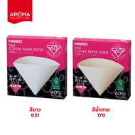 Hario กระดาษกรอง 02 HARIO V60 Paper Filter 02 40 Sheets (031 / VCF-02-40W) (170 / VCF-02-40M)