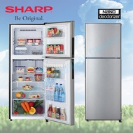 SHARP SJ-285MSS TWIN DOOR FRIDGE 280L