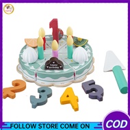 Wooden Afternoon Tea Toy For Toddlers Kitchen Dessert Pretend Play Educational Toys Role Play Game G