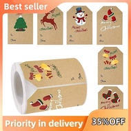 Christmas Gift Tags Stickers, 250Pcs/roll Christmas Gift Tags 6 Style