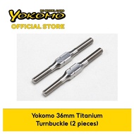 Yokomo 36mm Titanium Turnbuckle (2 pieces) for remote control car (ZC-TB36T)