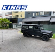 Kings Adventure Universal Awning 2.5m x 3m Car Side Awning Tent Sunshade Vehicle Canopy Side Tent Ro