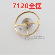 7120 mechanical watch full swing watch accessories balance wheel movement old movement watch parts 7