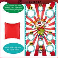 [SONONIA] Sandbag Throwing Game Toss Game Banner Parent-child Interactive Sacks Game Toss for Kids B