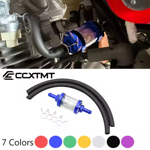 8mm Gas Fuel Oil Filter Fuel Hose Fuel Filter For ATV Kawasaki KTM Yamaha Honda CRF 250R 450R 250X 4