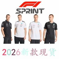 2026 F1 Mercedes AMG  Team T-Shirt - Black