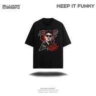 BUJANG ORGEN T-Shirt - " KEEP IT FUNKY" - Regular Fit Black Series T-Shirt