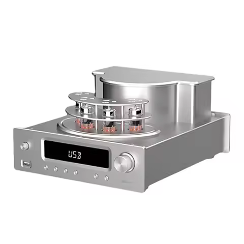 Home Theater Set 5.0 Bluetooth Amplifier 75Wx2 Tube Amp with Aluminum Case 6.5inch Speakers 120W Lou