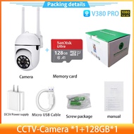 CCTV V380 Pro IP camera 360° Wide 1080P HD Wi-Fi Security Kamera cctv wifi jarak jauh lewat hp