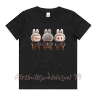 Pop MART THE MONSTERS LABUBU JUMP FOR JOY VINYL PLUSH DOLL children's t-shirts children's tops boys 