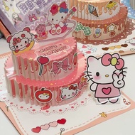 Super exquisite diy Sanrio birthday cake greeting Super exquisite diy Sanrio birthday cake greeting 