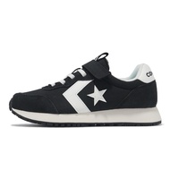 Converse Casual Shoes Omega Trainer Medium Large Children Black White Velcro Felt Retro [ACS] A13095