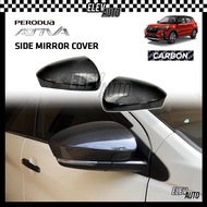 Perodua Ativa CARBON FIBER Side Mirror Cover Trim Perodua Ativa Accessories Bodykit Body Kit