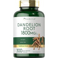 Carlyle Dandelion Root Capsules 1,800 mg. •