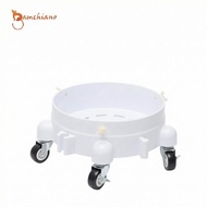 gamchiano Pail Dolly with Wheels Mobile Pail Dolly Smooth Rolling Black Wheel Base