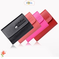 EWEA ID Credit Card Holder Women Men Pocket Simple Credit ID Card Organizer Cardholder Wallet Leathe