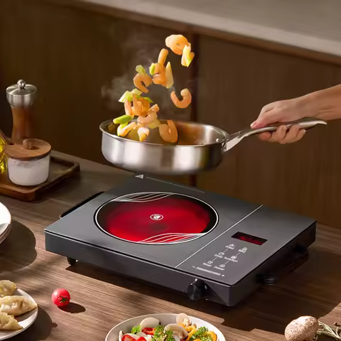 2200W Electric Ceramic Stove Cooktop Tea Maker Electric Hot Plate Heater Stove Heating Furnace Tea S