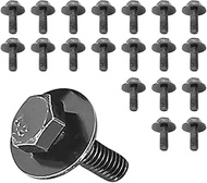 Mean Mug Auto 71315-28819A 20 Pcs M6-1.0 X 20mm Hex Head Sems Body Bolt Screws with 17mm Washer O.D.
