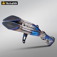 Zontes 368G/E 2025 Motorcycle Exhaust  titanium alloy DYNAMIC Honeycomb Dual exhaust For Zontes 368G