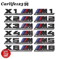 BMW BMW M1 M3 M5 M7 X1 X3 X4 X5 X6 X7 Competition Car Logo Rear Logo Labeling Car Sticker