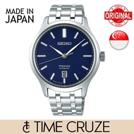 [Time Cruze] Seiko Presage Japan Made Automatic Zen Garden Stainless Steel Blue Dial Men Watch SRPD4