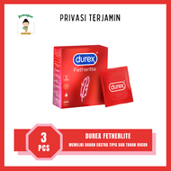 Kondom Durex Fetherlite 3 Sachet - Condom Tipis