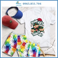 Family t-shirt is number 1 uniform couple shirt 3/4/5 people soft white cotton QA002