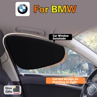 Car Side Window Sunshade For BMW 1 2 3 4 5 6 7 8 Series G20 G30 E60 F25 G01 F30 X1 X3 X5 X6 X7 IX M4