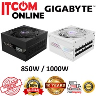 GIGABYTE AORUS ELITE (PCIE 5.0) P850W P1000W 80PLUS PLATINUM MODULAR POWER SUPPLY BLK/WHT(ICE)