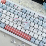 MAIMOOO Sweet Kiss Keycap MOA/Cherry Profile 120 Keys PBT Dye Sublimation Aula F75 F99 RK100 Minimal